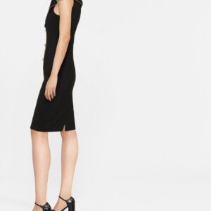 Moschino Teddy-button double-breasted pencil dress