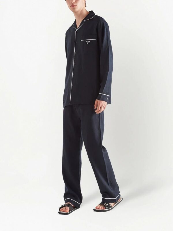 Prada  piped linen shirt - Image 2