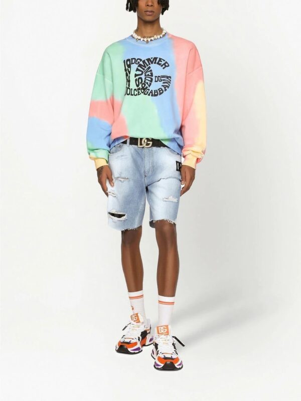 Dolce & Gabbana  distressed denim shorts - Image 3