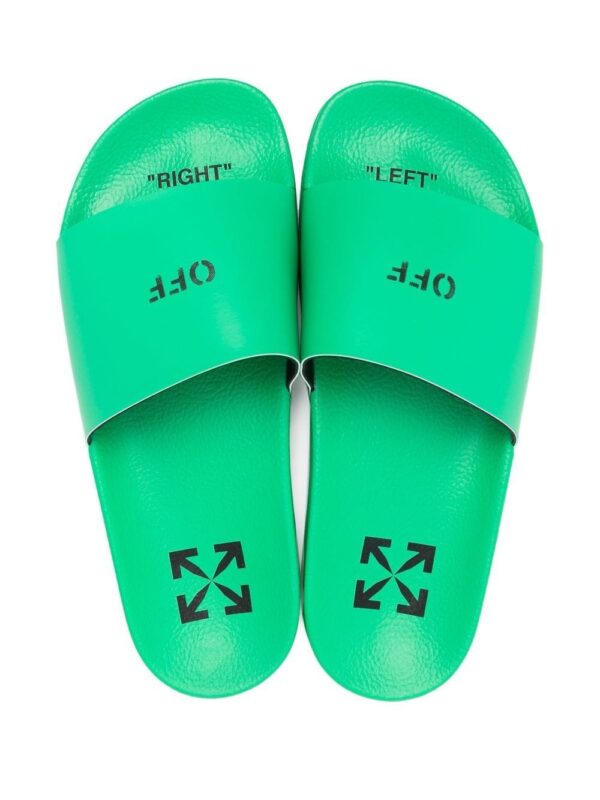 Off-White  logo-print slides - Image 4
