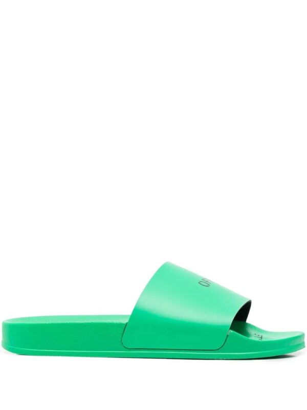 Off-White  logo-print slides