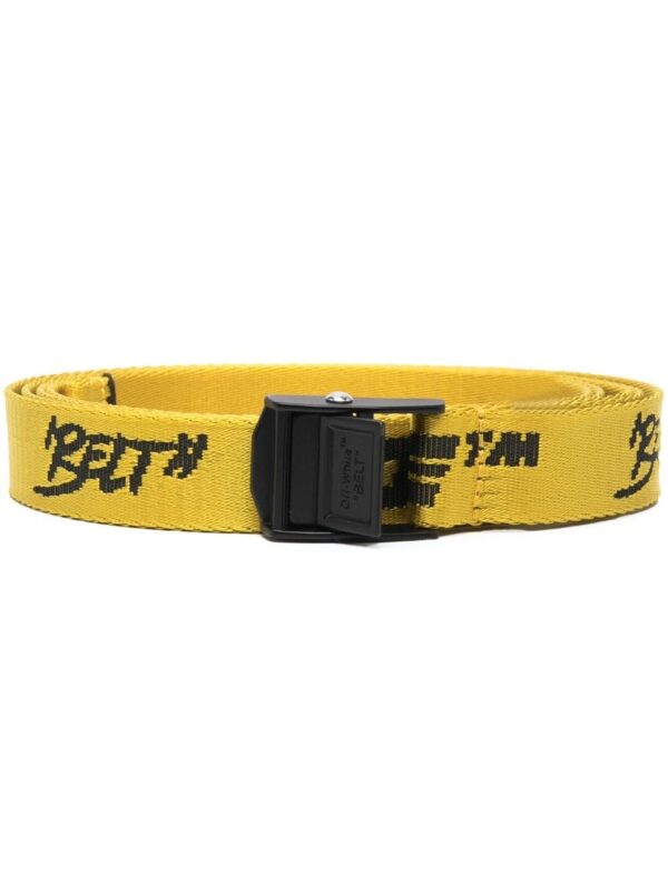 Off-white Industrial Quote-print belt