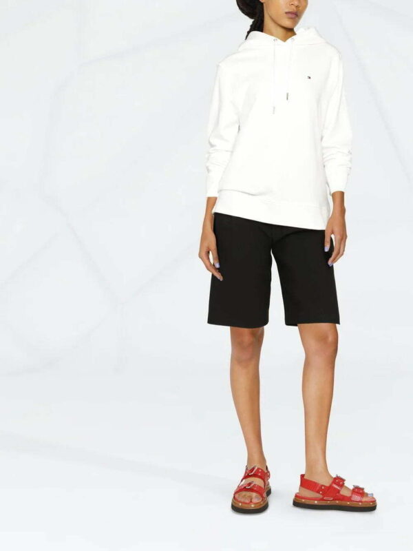 Tommy Hilfiger  logo-embroidered drawstring hoodie - Image 2