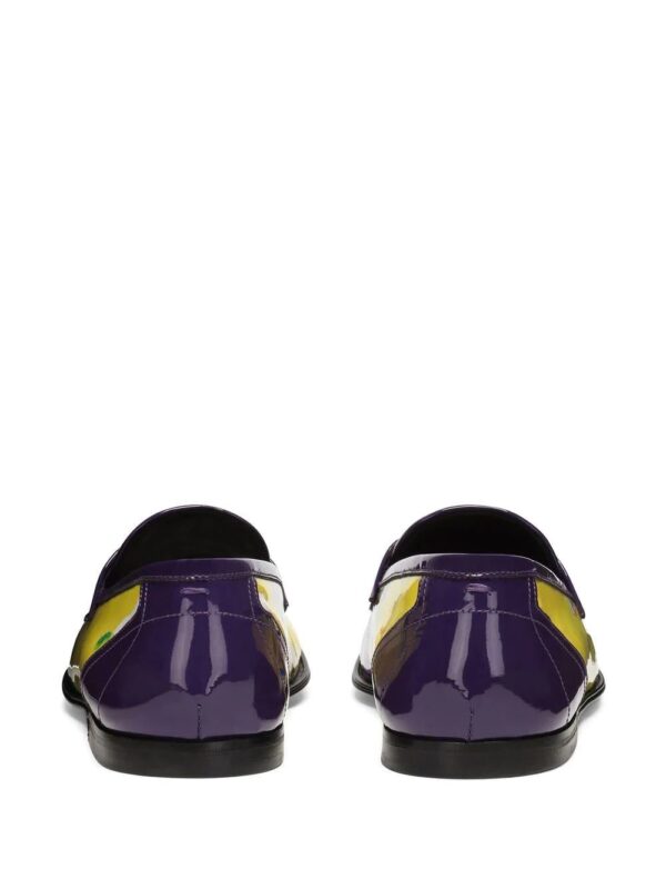 Dolce & Gabbana  tie-dye paint-print loafers - Image 3