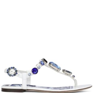 Dolce & gabbana  crystal-embellished sandals