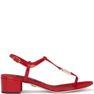 Dolce & gabbana  DG logo thong 40mm sandals
