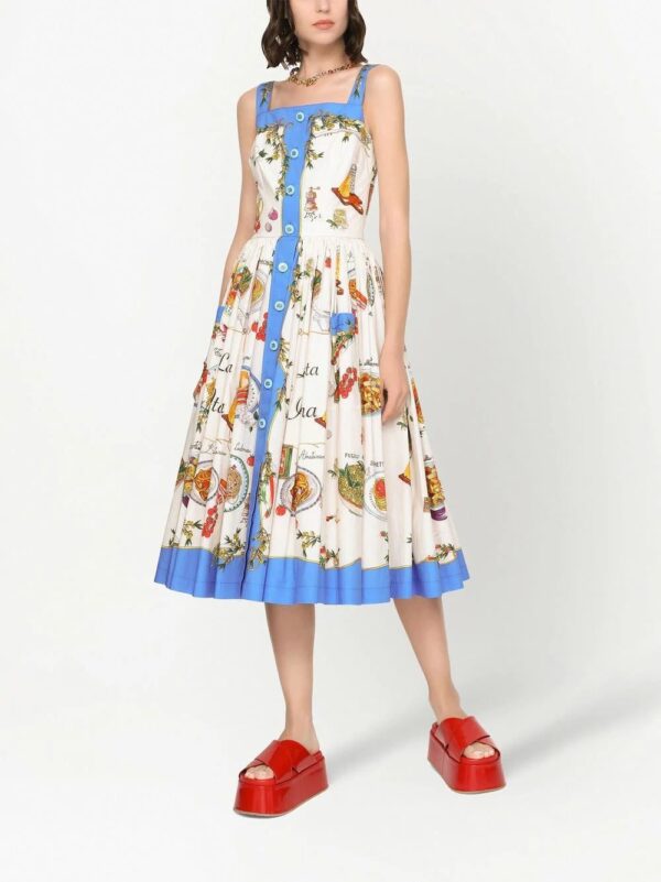 Dolce & Gabbana  graphic-print shirtdress - Image 3