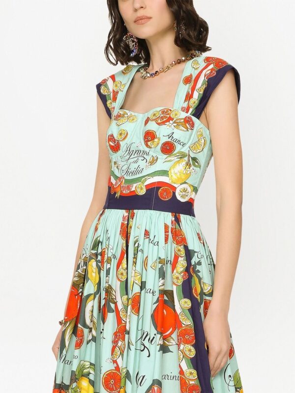 Dolce & Gabbana fruit-print A-line dress - Image 5