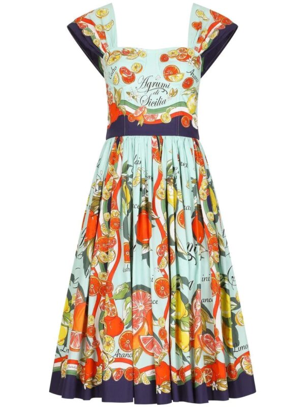 Dolce & Gabbana  fruit-print A-line dress