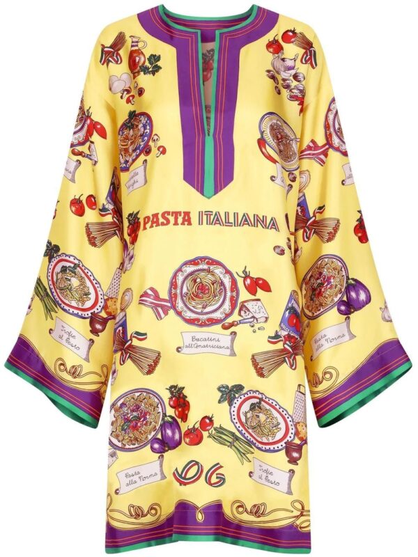 Dolce & Gabbana  graphic-print kaftan