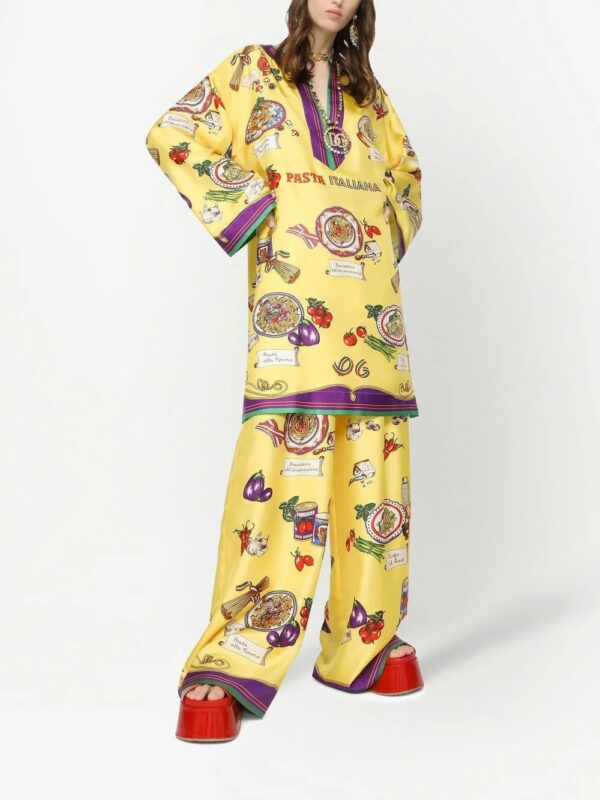 Dolce & Gabbana  graphic-print kaftan - Image 2