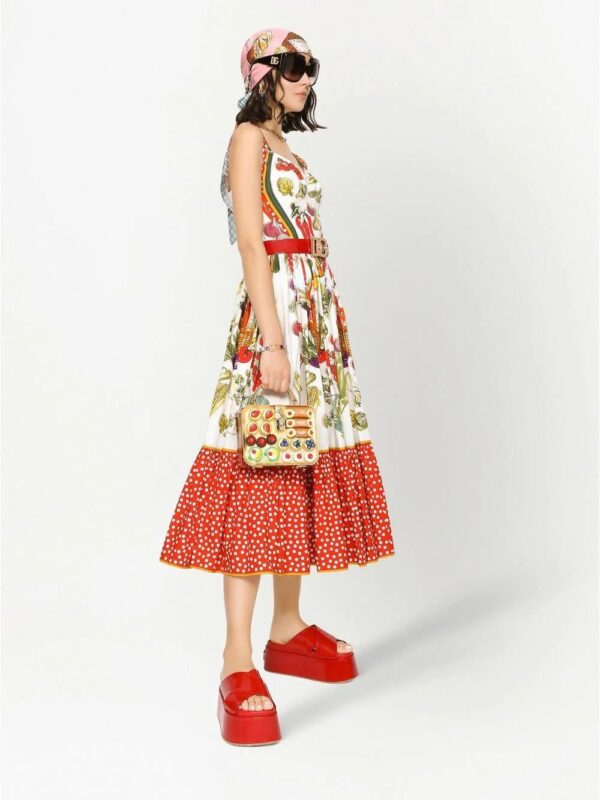 Dolce & Gabbana  graphic-print midi dress - Image 2