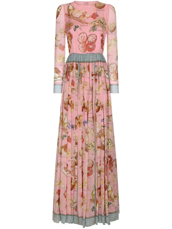 Dolce & Gabbana  graphic-print maxi dress