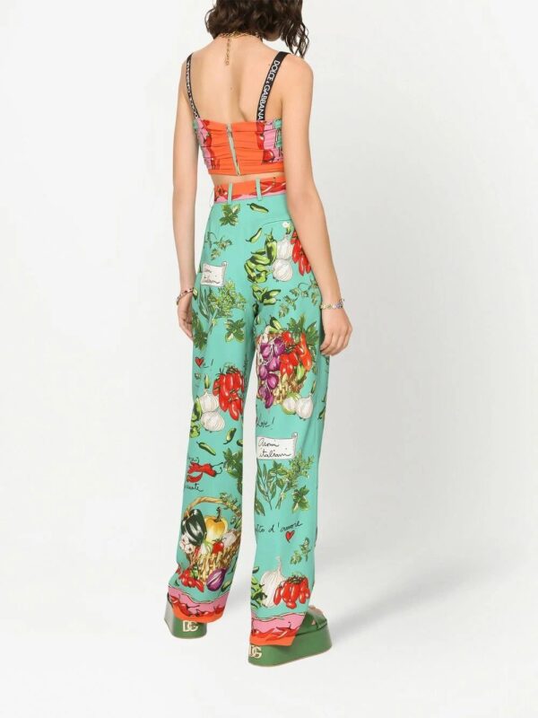 Dolce & Gabbana  logo-tape cropped top - Image 4