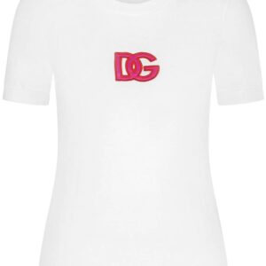 Dolce & Gabbana  logo-embroidered T-shirt