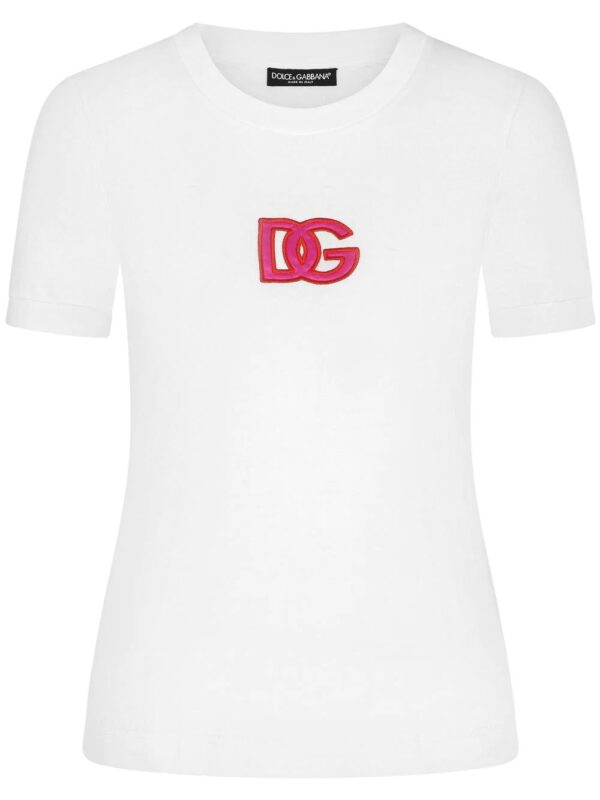 Dolce & Gabbana  logo-embroidered T-shirt