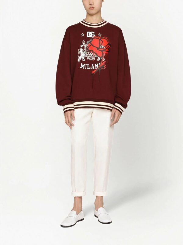 Dolce & Gabbana  graphic-print cotton sweatshirt - Image 3