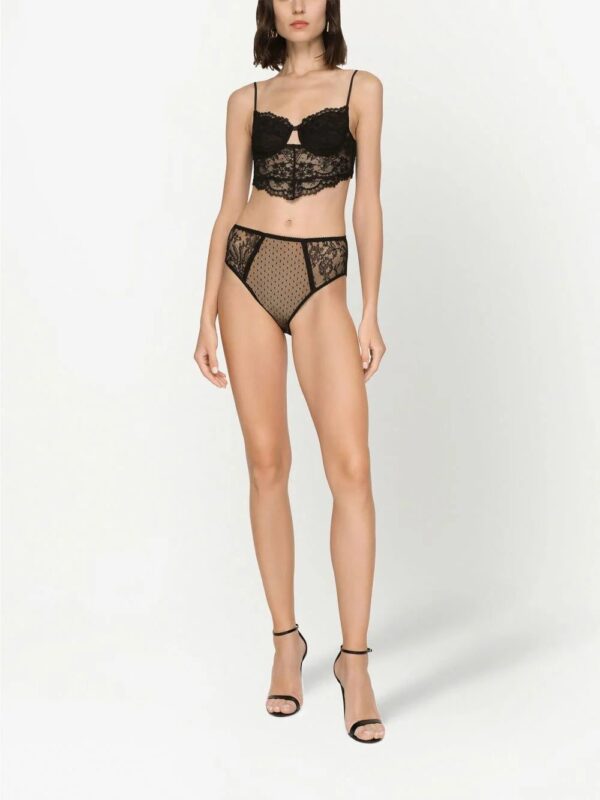 Dolce & Gabbana  high-waisted lace briefs - Image 2