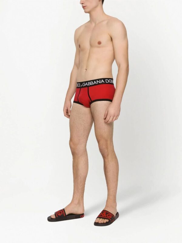 Dolce & Gabbana  logo-waist stretch-cotton briefs - Image 2
