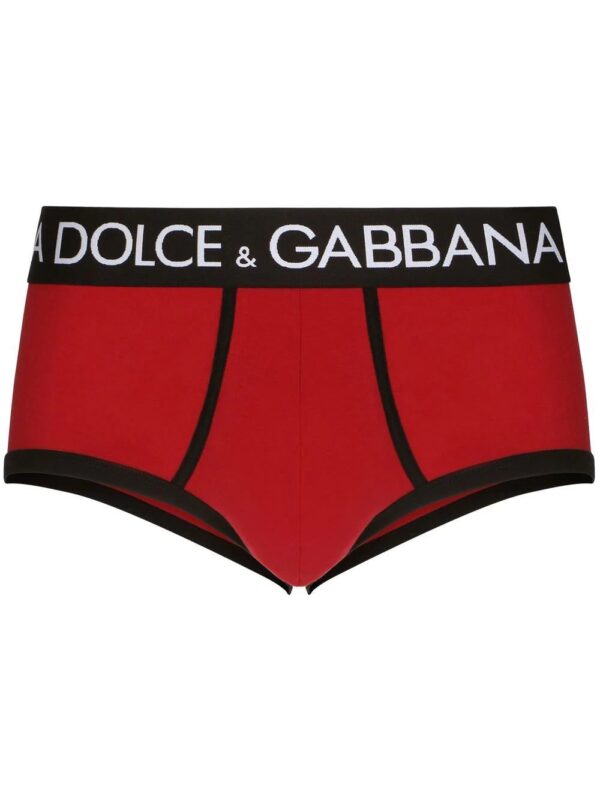 Dolce & Gabbana  logo-waist stretch-cotton briefs