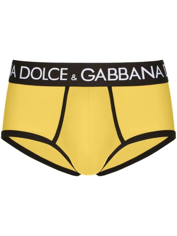 Dolce & Gabbana  logo-waist stretch-cotton briefs