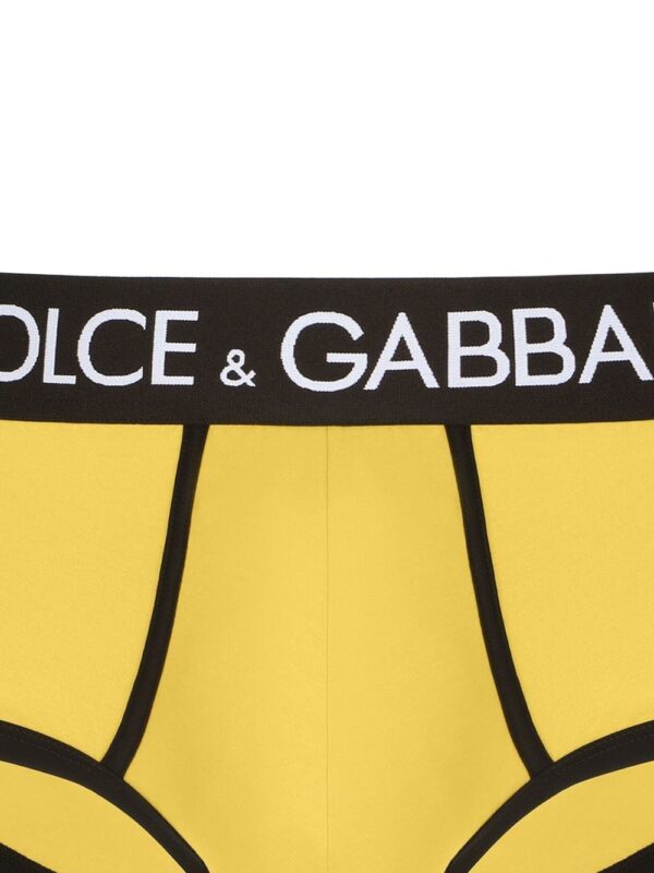 Dolce & Gabbana  logo-waist stretch-cotton briefs - Image 4