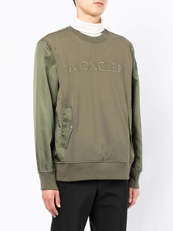 Moncler  logo-print cotton sweatshirt - Image 3