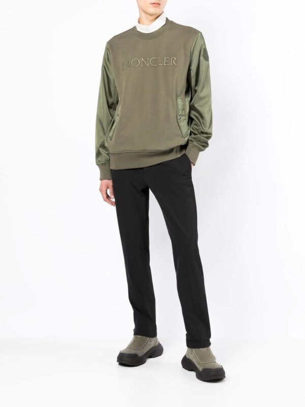 Moncler  logo-print cotton sweatshirt - Image 2