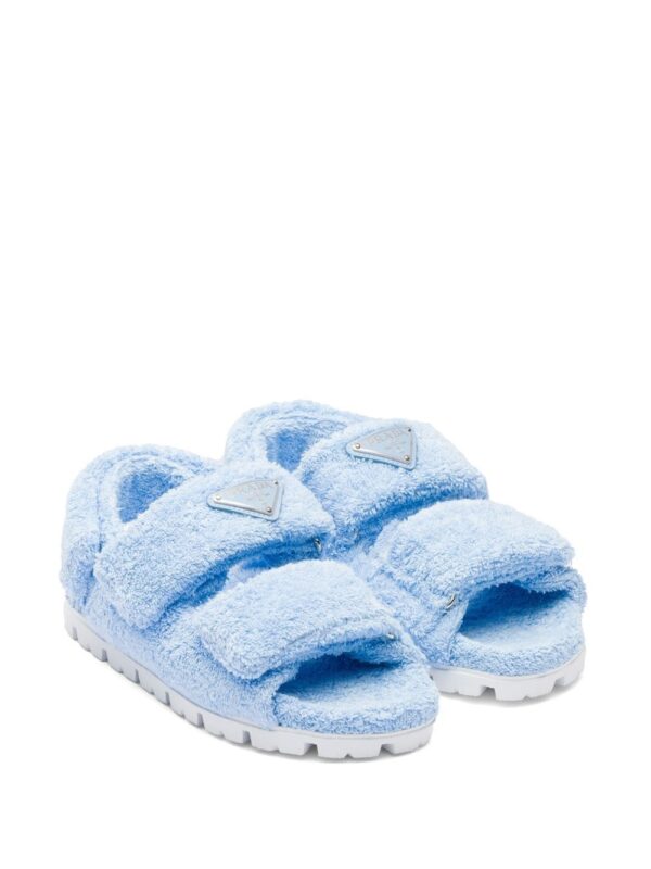 Prada  terrycloth slingback sandals - Image 2