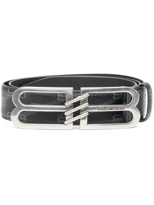 Balenciaga  BB-buckle reversible belt