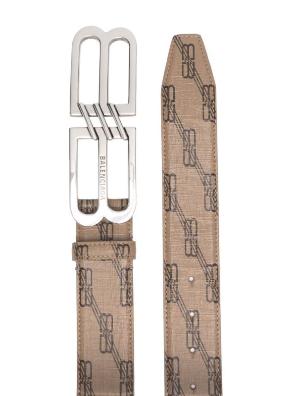 Balenciaga BB-logo leather belt - Image 2