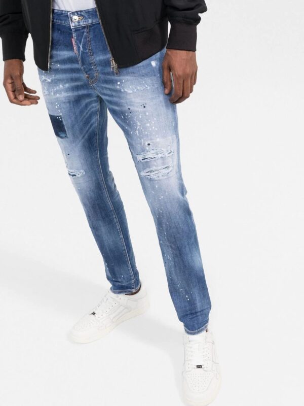 Dsquared2  bleach ripped jeans - Image 3