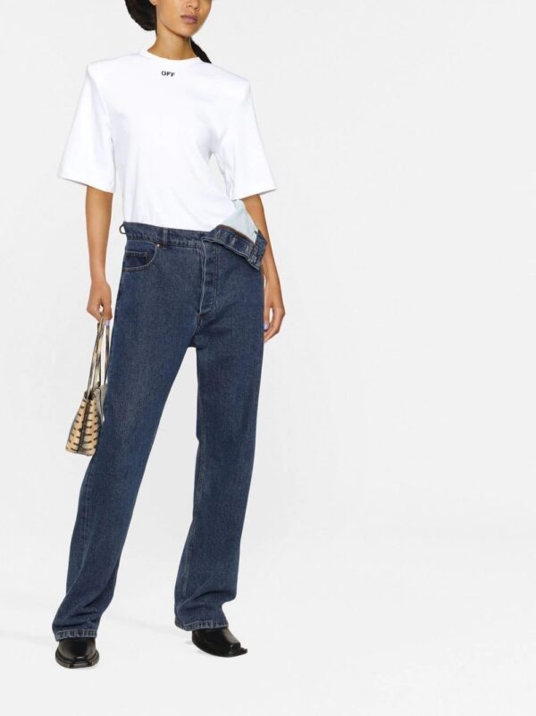 Off-White  padded shoulder T-shirt - Image 2