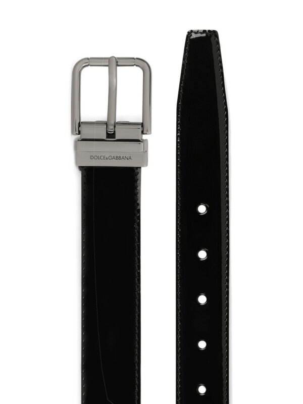 Dolce & gabbana  engraved-logo buckle-fastening belt - Image 2