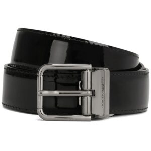 Dolce & gabbana  engraved-logo buckle-fastening belt