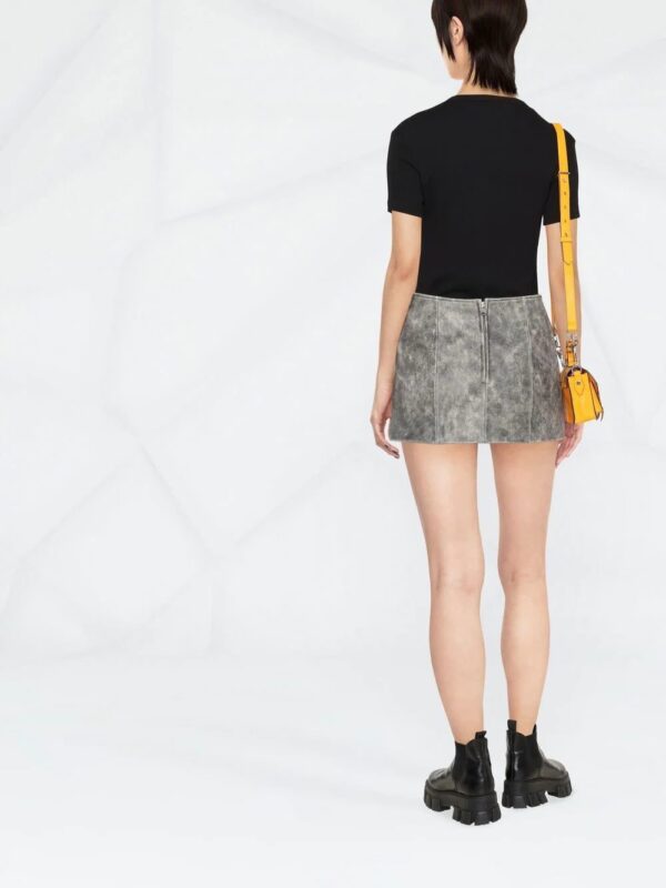 Off-White  logo-print ribbed T-shirt - Image 3