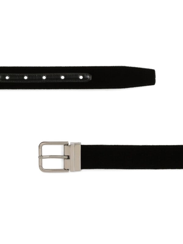 Dolce & Gabbana buckled velvet belt - Image 2