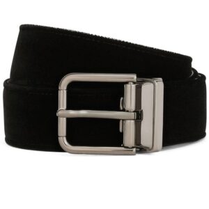 Dolce & Gabbana buckled velvet belt