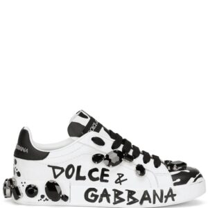 Dolce & Gabbana  all-over logo-print low-top sneakers