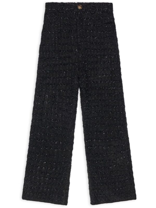 Balenciaga  tweed straight-leg cut trousers