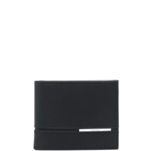 Calvin Klein  logo-plaque leather wallet