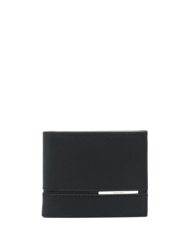 Calvin Klein  logo-plaque leather wallet