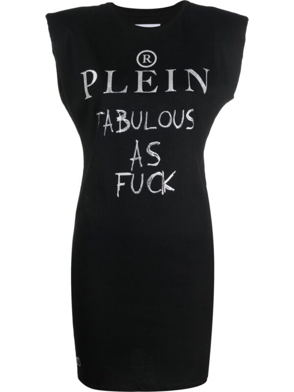 Philipp Plein crystal-embellished logo cotton T-shirt