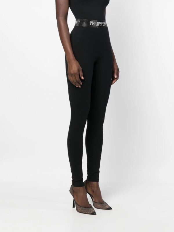 Philipp Plein  gem logo-waistband leggings - Image 3