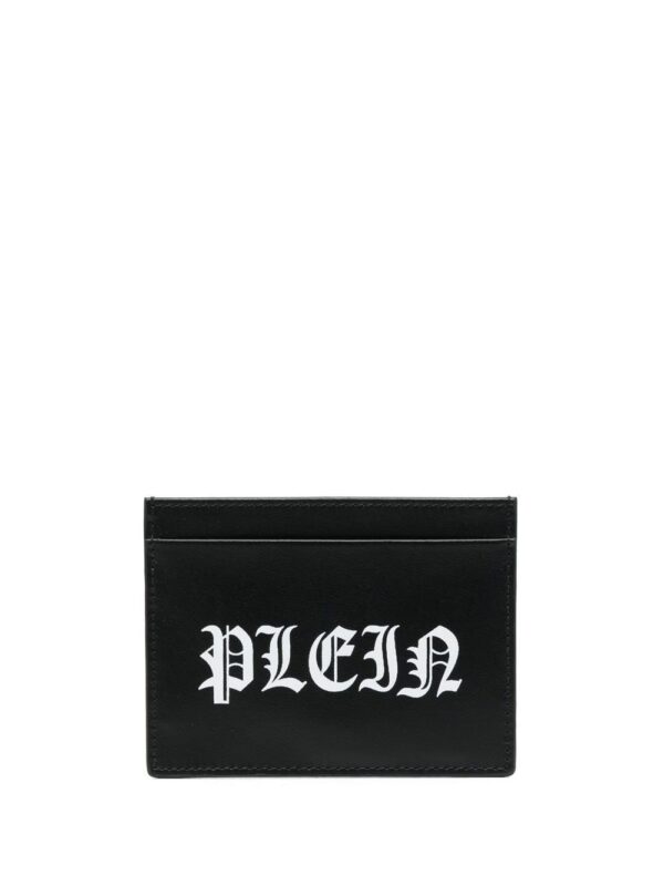 Philipp Plein logo print cardholder
