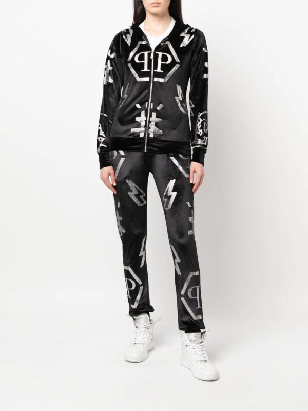 Philipp Plein  logo-studded hoodie tracksuit - Image 2