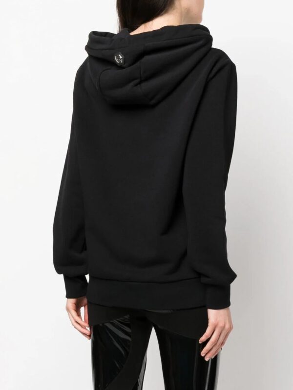 Philipp Plein  skull-print cotton hoodie - Image 4