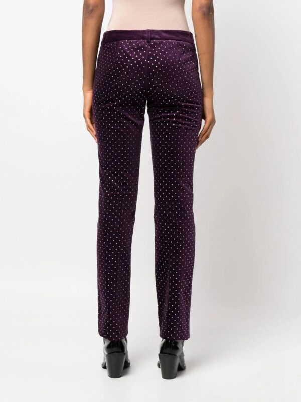 Philipp Plein  Office crystal-embellished trousers - Image 4