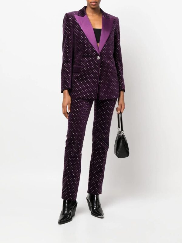 Philipp Plein  Office crystal-embellished trousers - Image 2