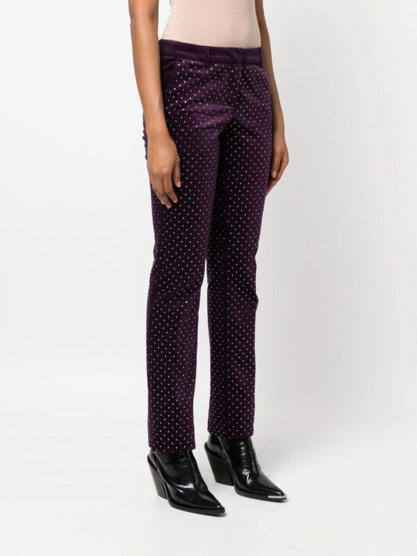 Philipp Plein  Office crystal-embellished trousers - Image 3